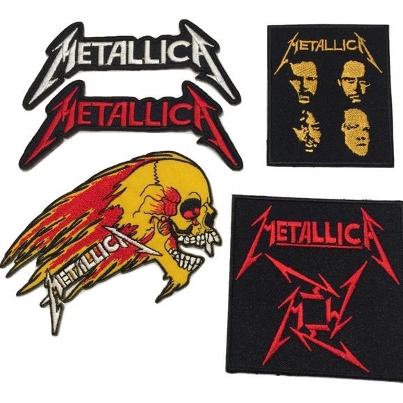 Metallica Patch Iron On Band Rock DIY Metal - Picture 1 of 1